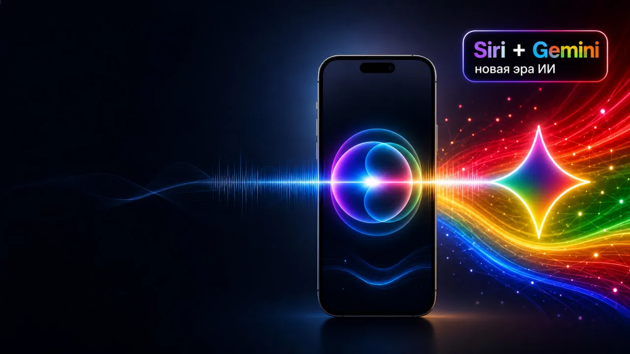 Слияние Siri и Gemini: зачем Apple подключает Google Gemini к новой Siri