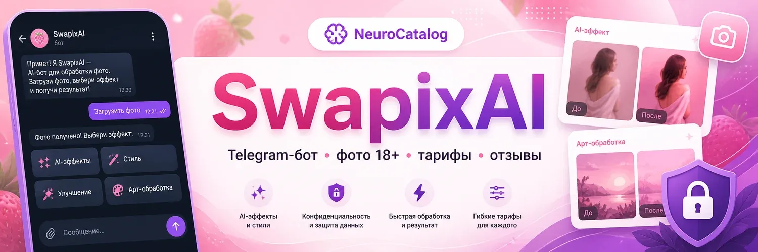SwapixAI Review: Telegram Bot for 18+ Photo Effects, Pricing and Reviews
