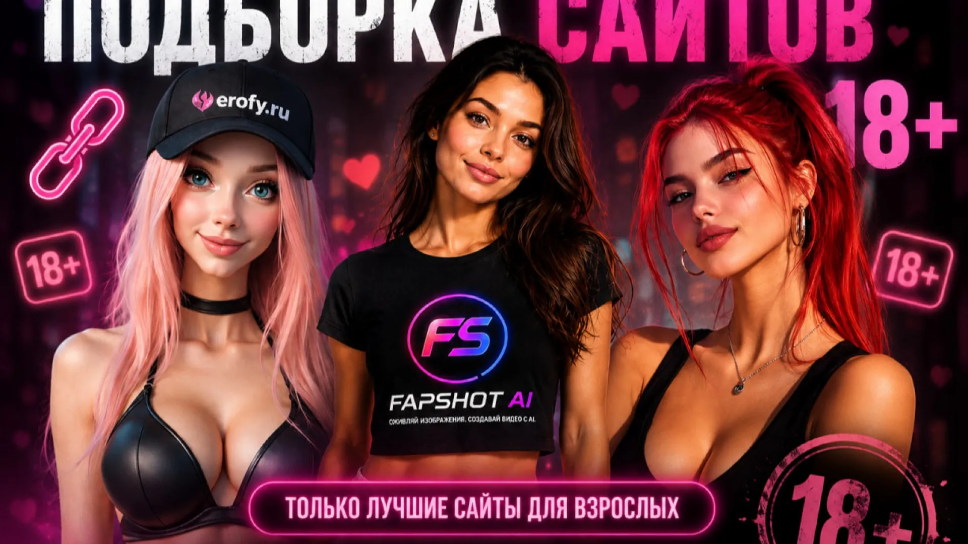 Лучшие сайты для анимации фото без цензуре | NSFW / взрослые AI-персонажи