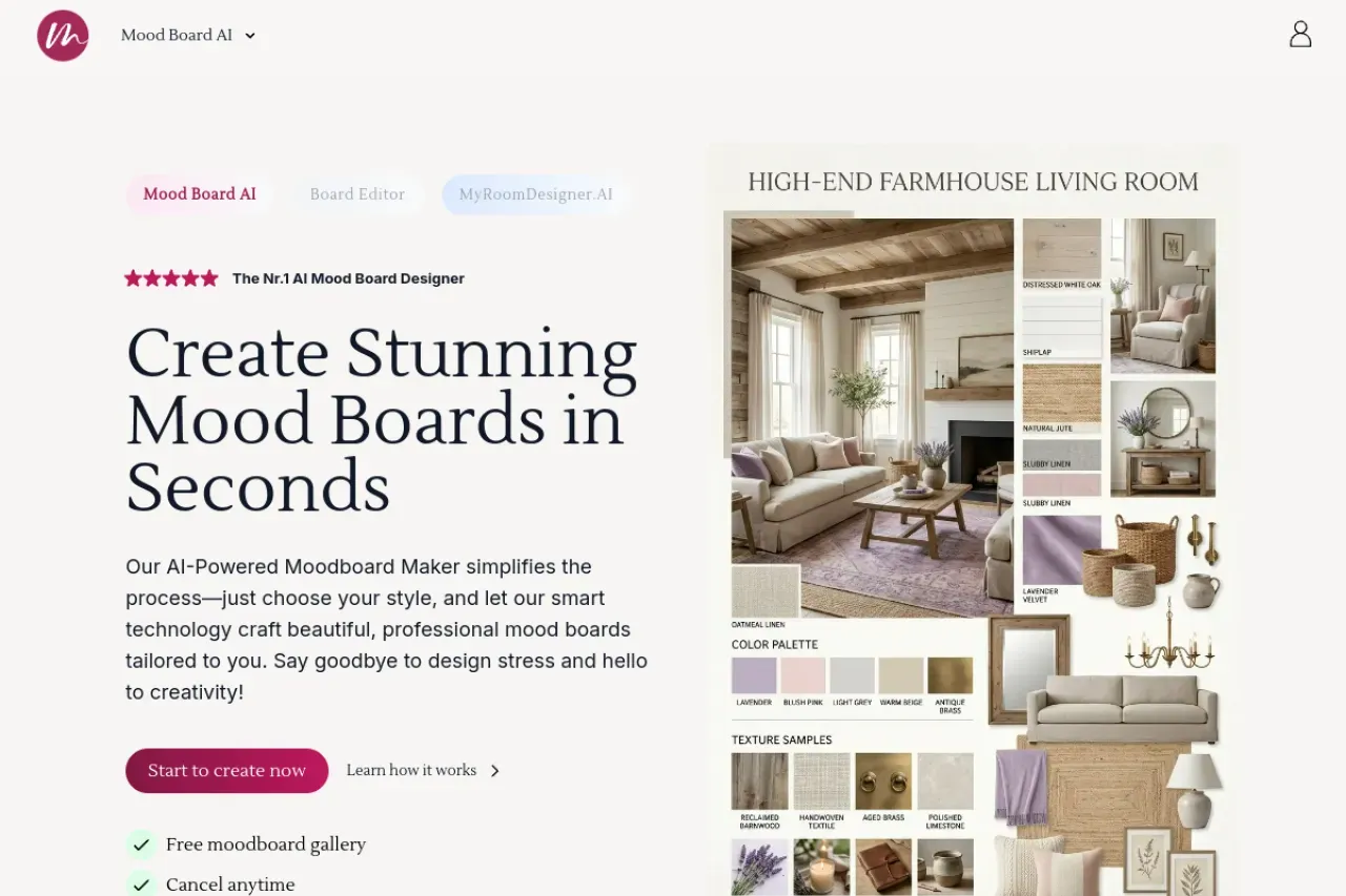 Mood Board AI