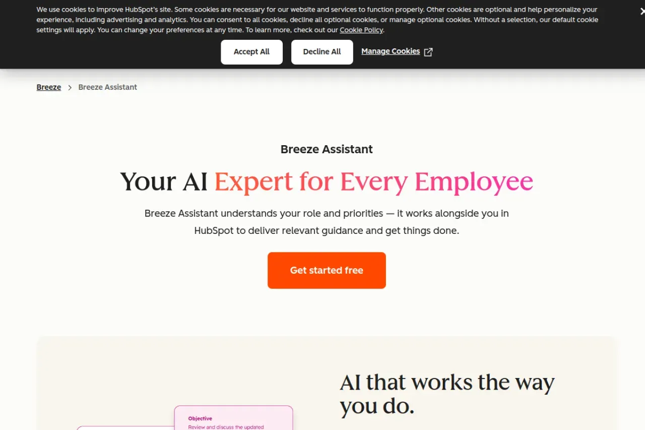 HubSpot Breeze AI Assistant