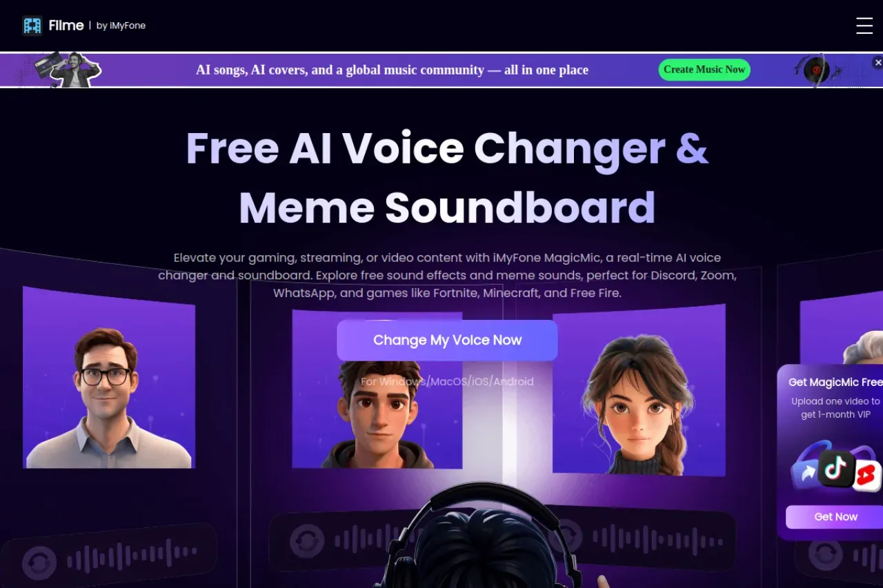 iMyFone Filme (MagicMic)