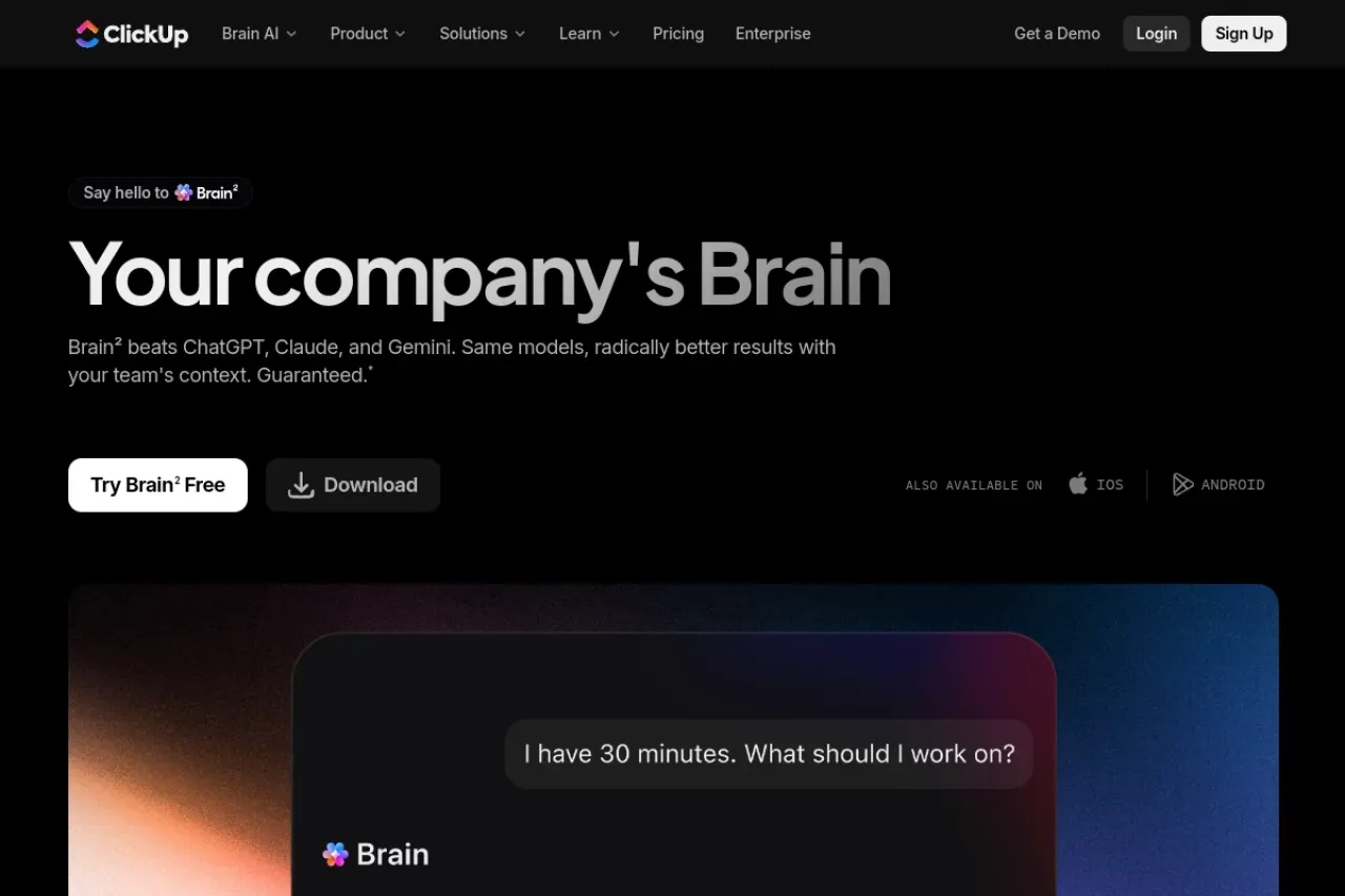 ClickUp Brain