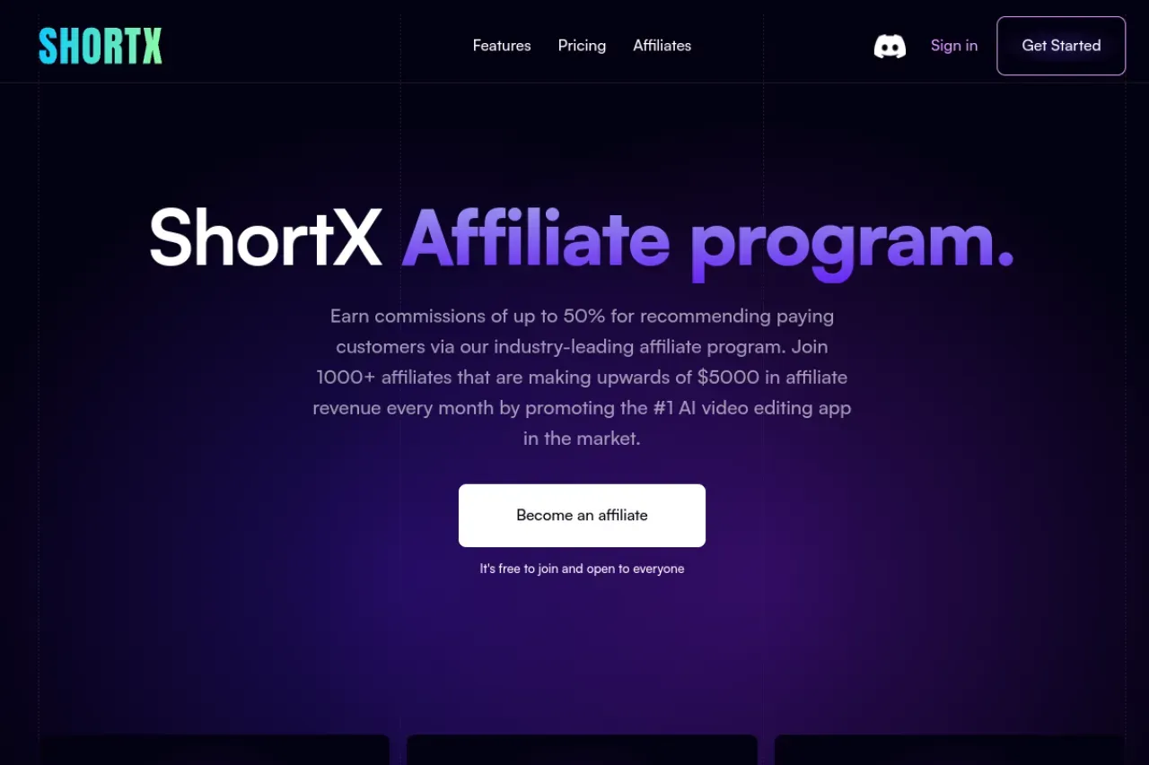 ShortX Affiliate