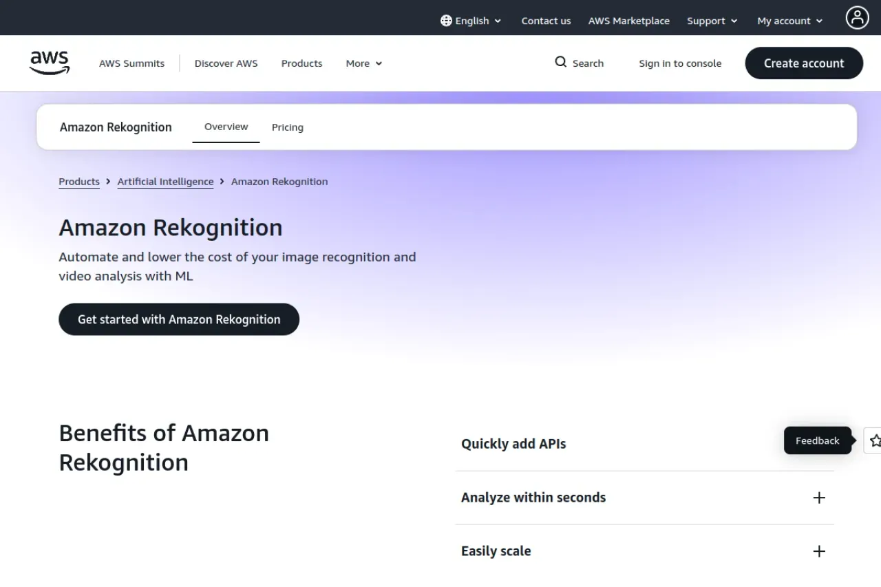 Amazon Rekognition