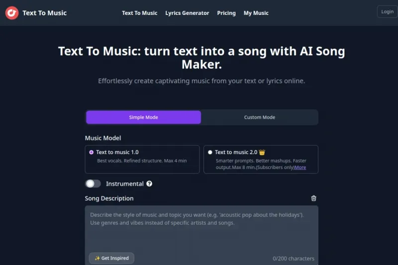 Text To Music