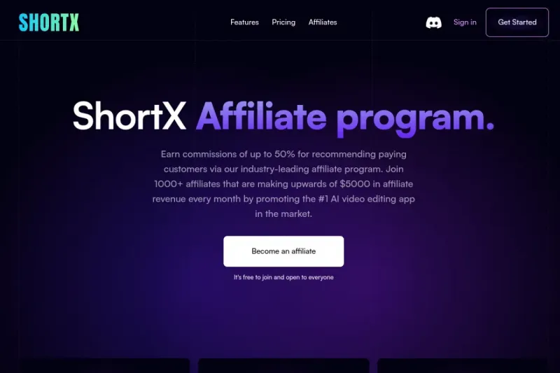 ShortX Affiliate
