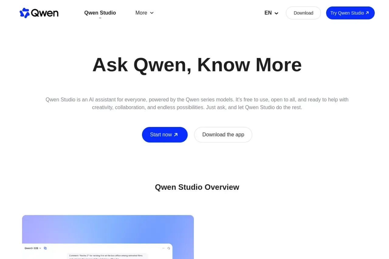 Qwen Studio