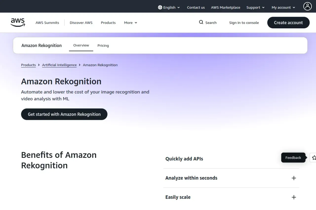 Amazon Rekognition